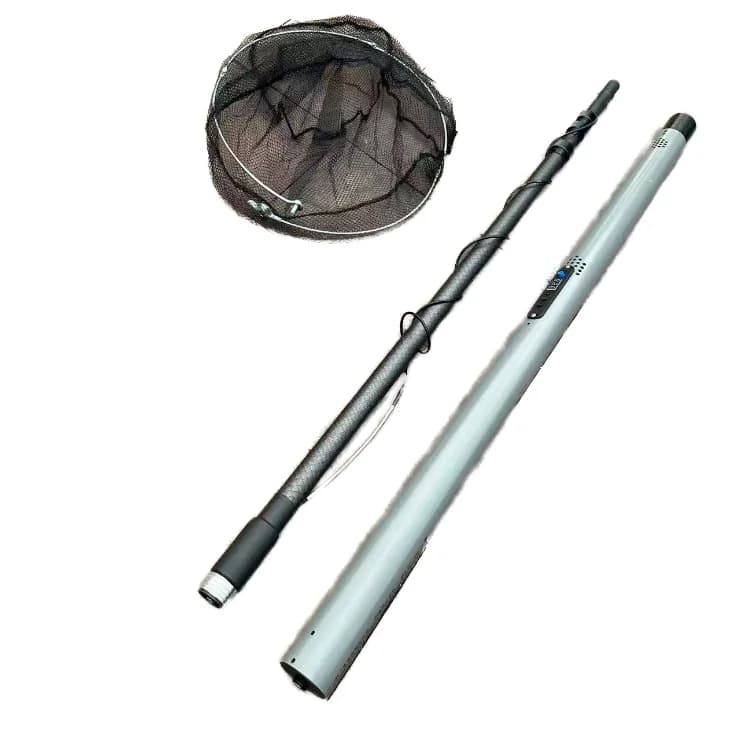 4.2m 9000W Ultra-light Aluminum Alloy Automatic Telescopic Fishing Net Foldable Hand