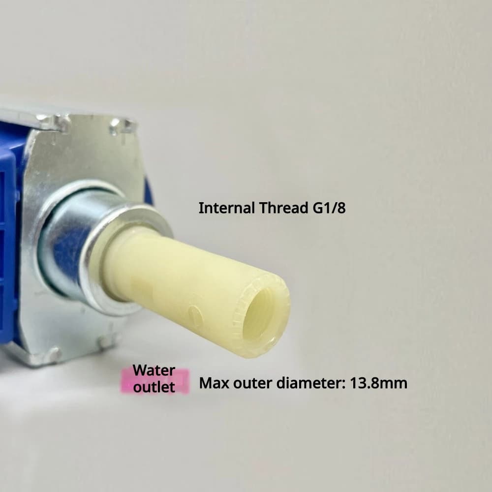 E505 Solenoid Water Pump 47W AC220-240V 50Hz 15Bar 630ml/min Intermittent Work for Espresso Coffee Machine Sterilizer Cleaner