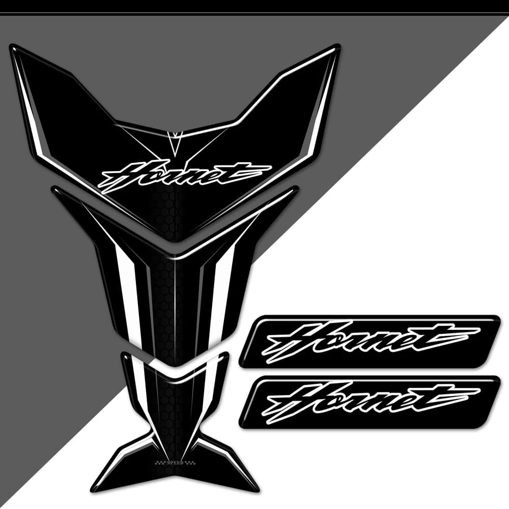 Relief of the Decalcomanie Armed Tank Stickers For Honda Hornet 160 250 919 CB600F CB250F 160R 250 600 900 Gas Oil Fuel Kit Ginocchio Fish Lisca