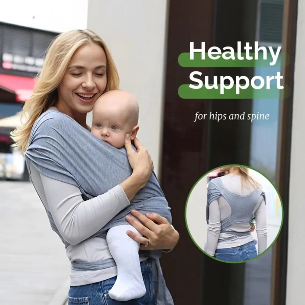 Comfortable Baby Wrap Carrier Front Holding Breastfeeding Newborn Sling Wrap Safety Adjustable Infant Kangaroo Bag Toddler