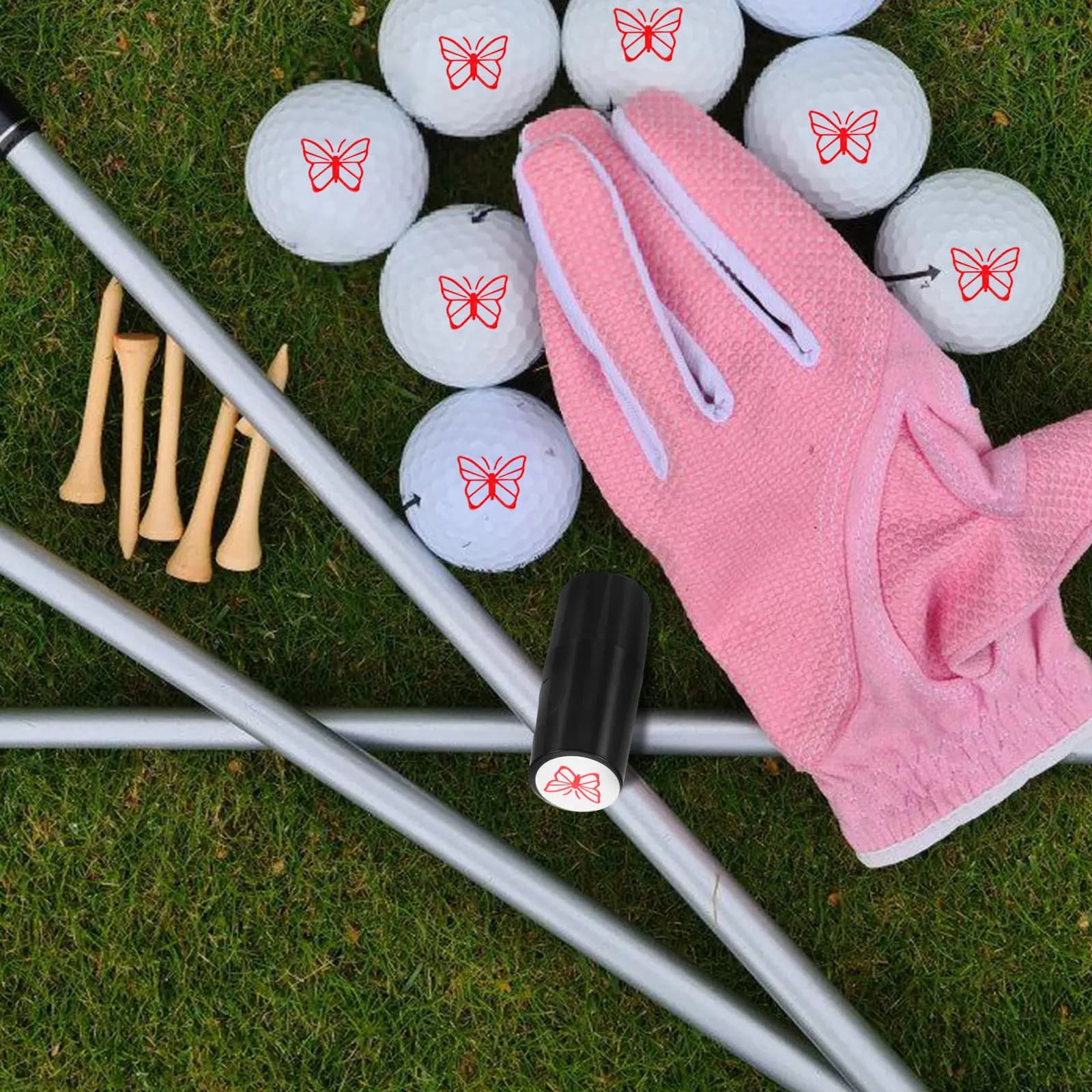 Timbro Multifunzionale per Palline da Golf, Marcatore per Campi da Golf, Studenti, Insegnanti, Design Creativo e Adorabile, Raffinato