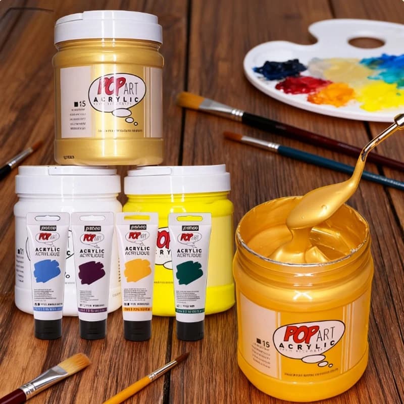 75/700ml Acrylic Pigment Waterproof Strong Coverage for DIY Hand-painted Illustration Manicure Design Children's Graffiti