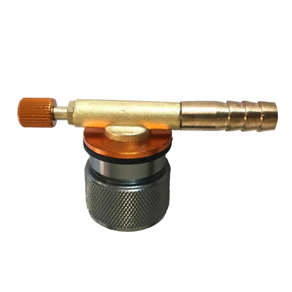 Charging adapter for gas propane connector plate cylinder tank coupler with switch valve outdoor cooking tool