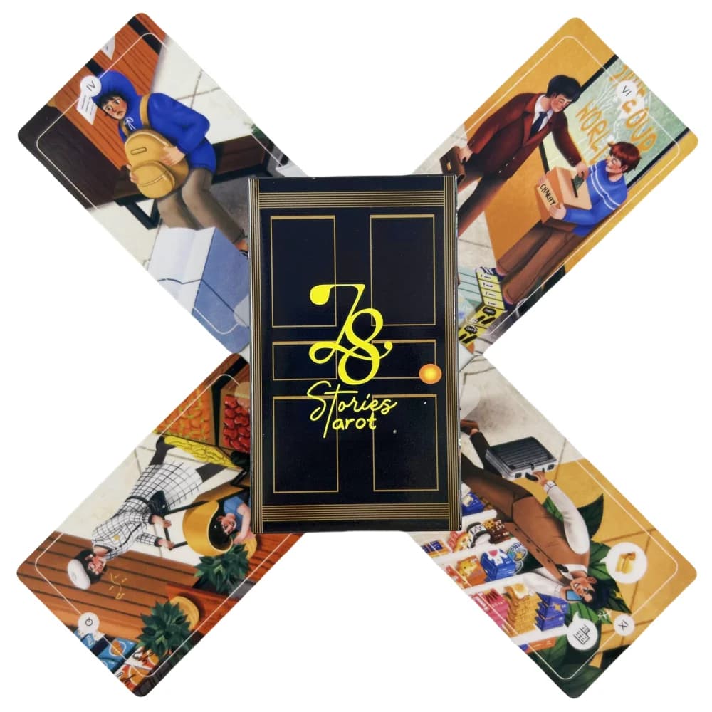 Nuove 78 storie tarocchi A 78 Deck Oracle English Visions divinazione Edition Borad Playing Games