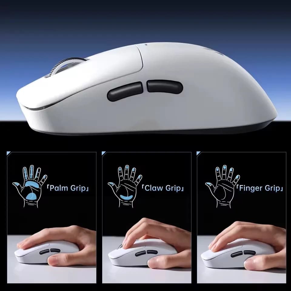 MCHOSE M7 Pro Ultra Wireless Gaming Mouse Dual 8K 500mAh 42000 DPI PAW3950 E-Sports Custom Ergonomic Low Latency Light Ergonomic