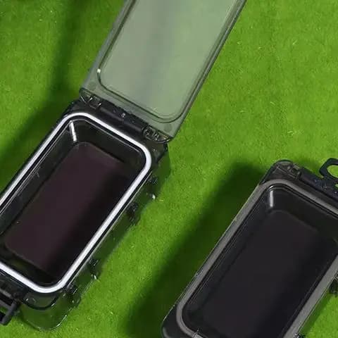 1/3 pieces waterproof fishing gear box light expandable case with magnetic fishing gear organizer for bait hooks
