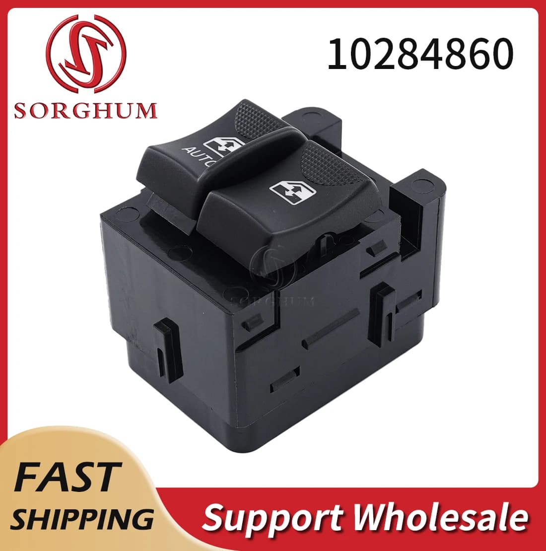 Sorgo 10284860 pulsante interruttore alzacristallo elettrico lato sinistro per Chevrolet Chevy Express per GMC Savana 2000-2005 19244863 25725880