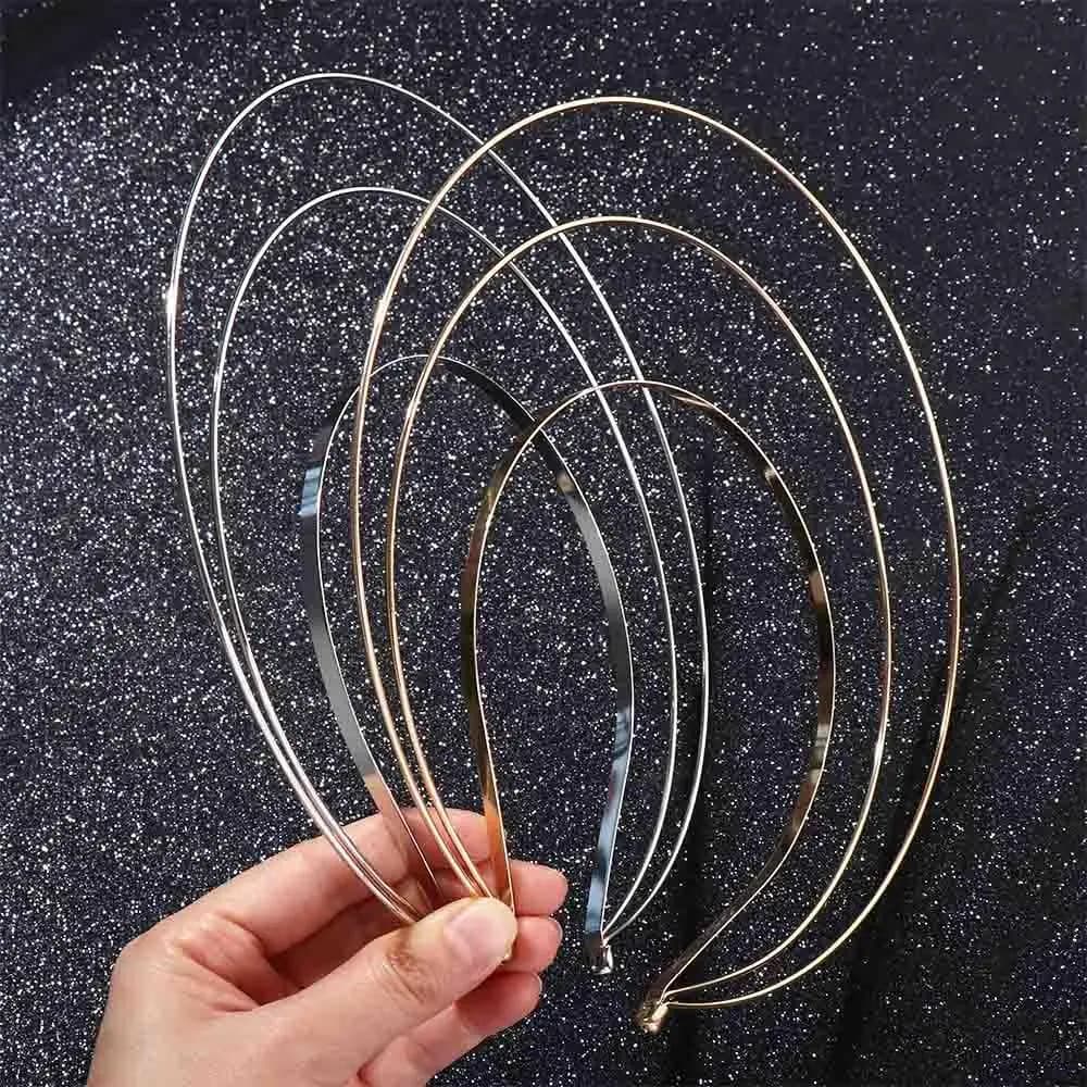 Fascia per capelli multistrato Wash Face fascia per capelli in metallo fascia per capelli Sylish cerchio per capelli coreano donna fascia per capelli fai da te Halo corona per capelli sottile