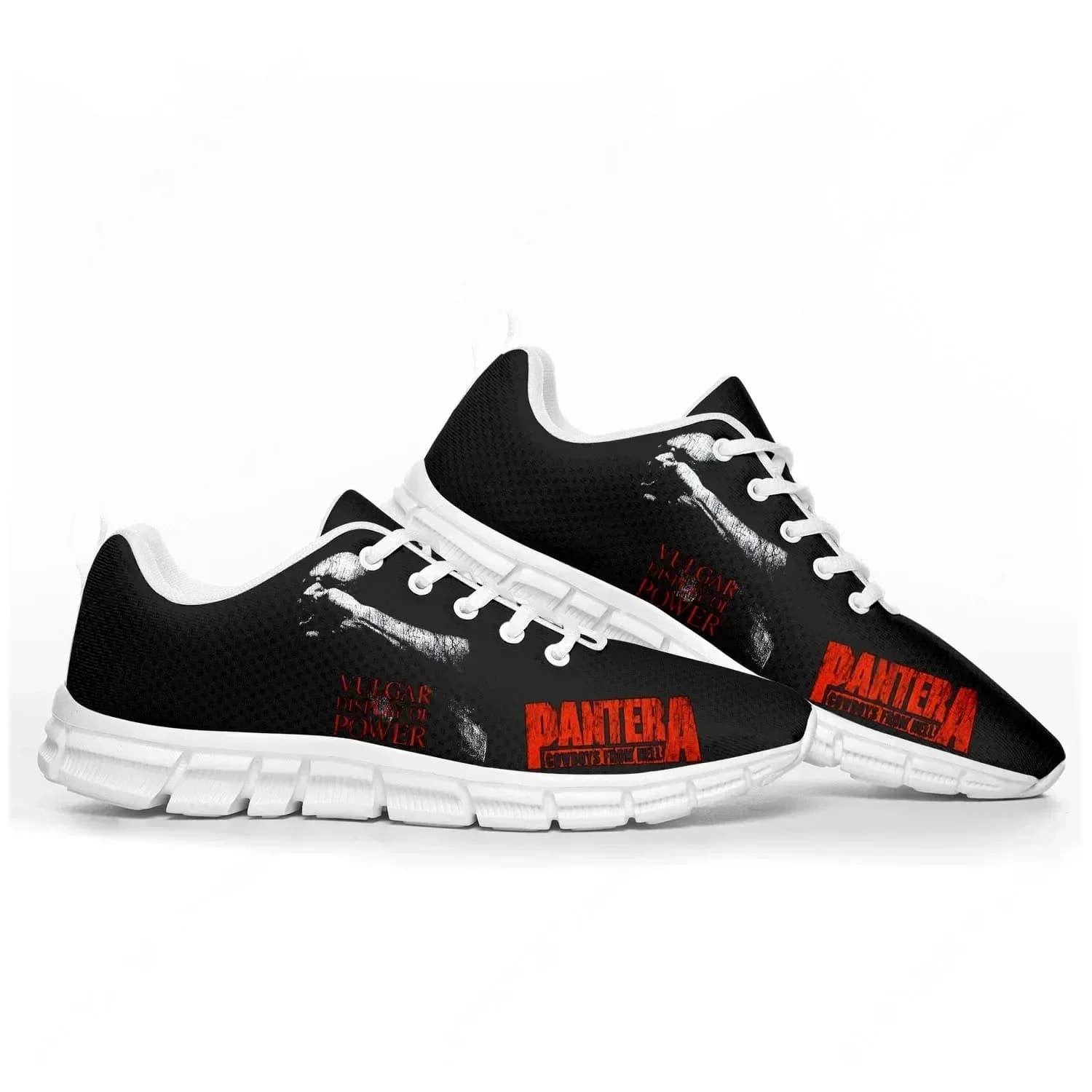 Pantera Metal Band Pop Sports Shoes Mens Womens Teenager Sneakers Casual Custom High Quality Couple Shoes White