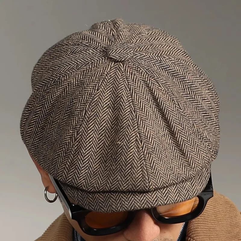 Vintage Men Casual Newsboy Hat Spring Summer Retro Beret Hat Wild Casual Hats Unisex Octagonal Cap Fashion Hip Hop Caps Gorras