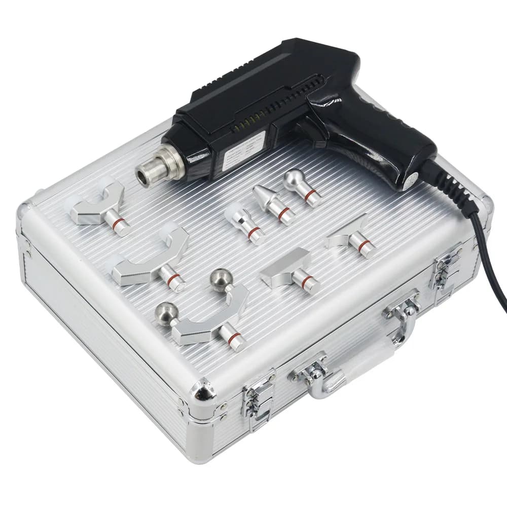 Specialized Electric Massage Gun for Chiropractics, Physical Therapy Device for Recreation of Vertebral Column and Body Massage