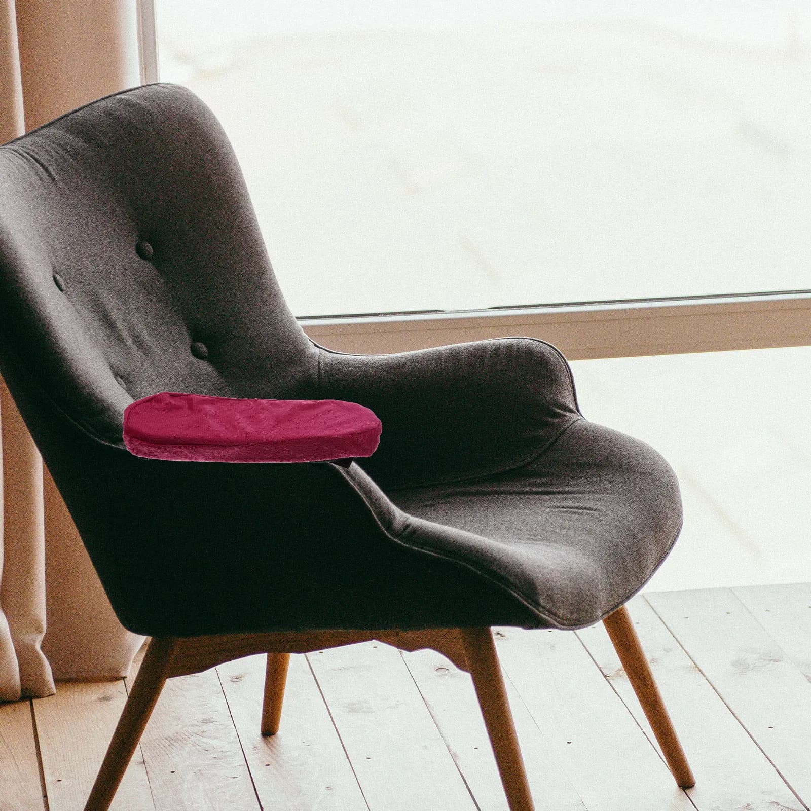 1 paio di cuscinetti per braccioli in memory foam, resistenti all'usura, ergonomici, per sedie da ufficio, copri braccioli traspiranti per il comfort della sedia da scrivania