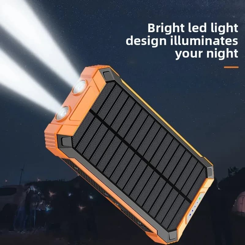 20000mAh Portable Power Bank for TKTemu Amazon Outdoor Camping Lamp Solar Resistant