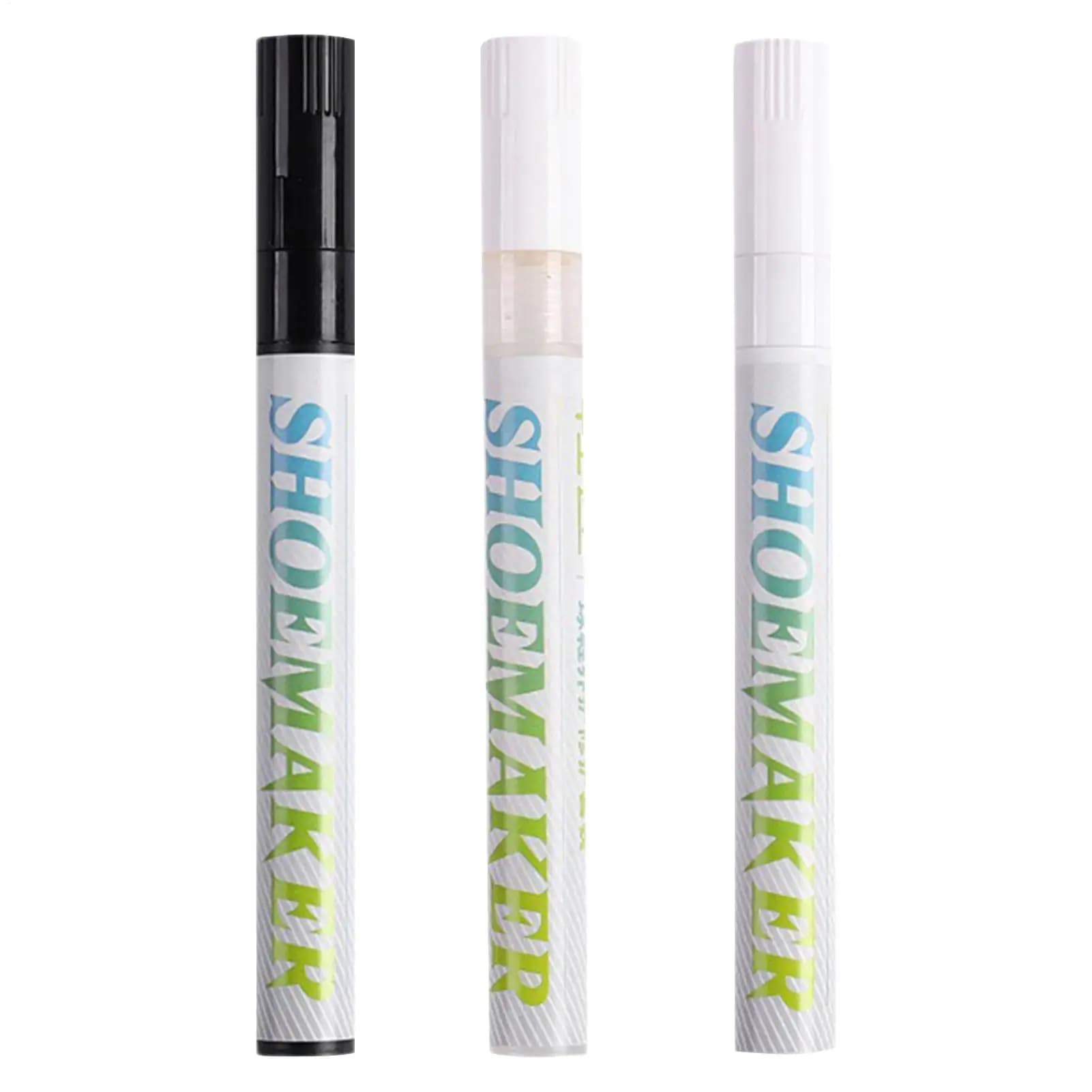 Shoe Markers For Sneakers 20g Compact Portable Leather Dye Marker Pens Multifunctional Leather White Shoe Polish Pen Repairing