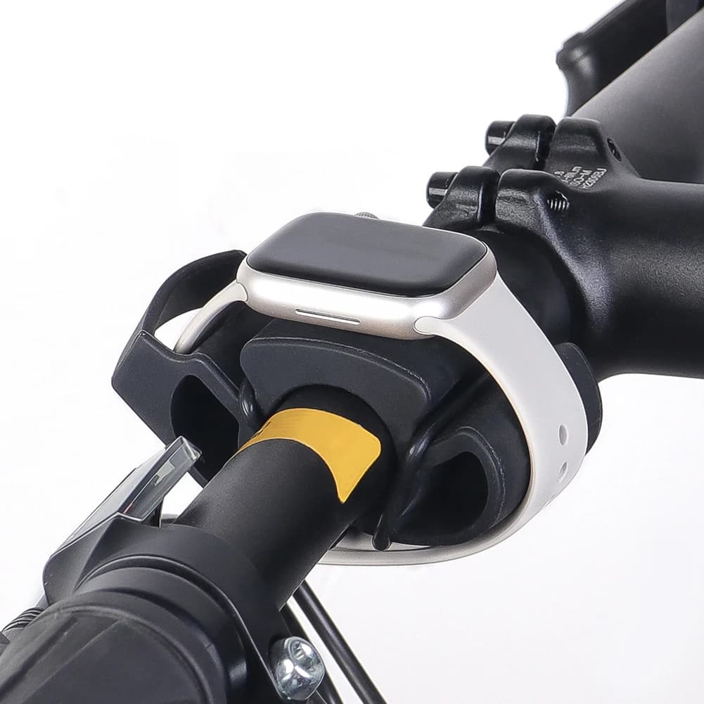 Bicycle Watch Mount Silicone Bicycle Smartwatch Stand Universal Riding Smart Watch Mount for TOMTOM/TICWATCH/SUUNTO Watch