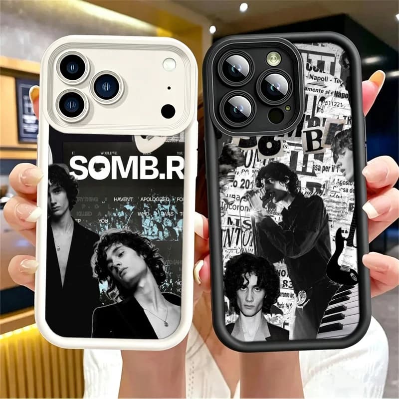 Singer S-Sombr Phone Case For iPhone 17 Air 16E 17E 16 Pro Max 15 14 Plus 13 Pro 12 Mini 11 Cover Coque Shell Protective