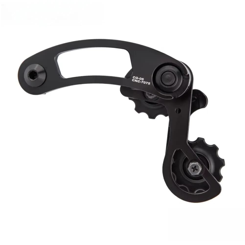 Bicycle Single-speed Chain Tensioner Rear Derailleur Adjustable Guide-Wheel Reliable Rear Derailleur Tensioner