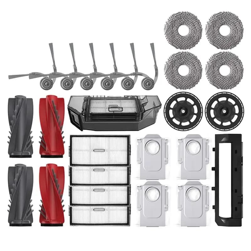 B53C Accessori per Roborock Saros 10R/S9 Maxv Slim/G20S Ultra: Spazzola Principale, Spazzola Laterale, Panno, Filtro HEPA, Sacchetto Raccoglipolvere