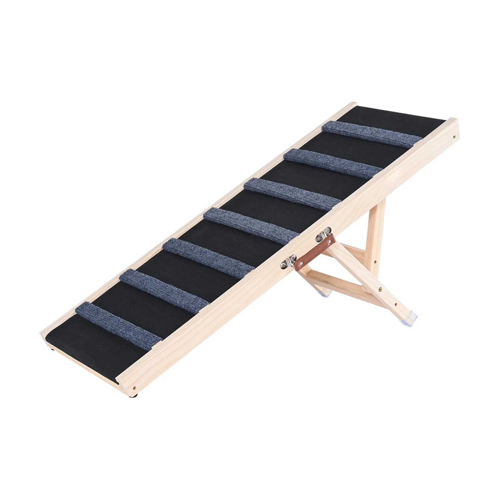 SucceBuy Copper for Dogs Folding Scale Pet Copper for High Adjustable Anti-slip Wood Removable for Small Dogs Climb stairs Sofa bed for Car