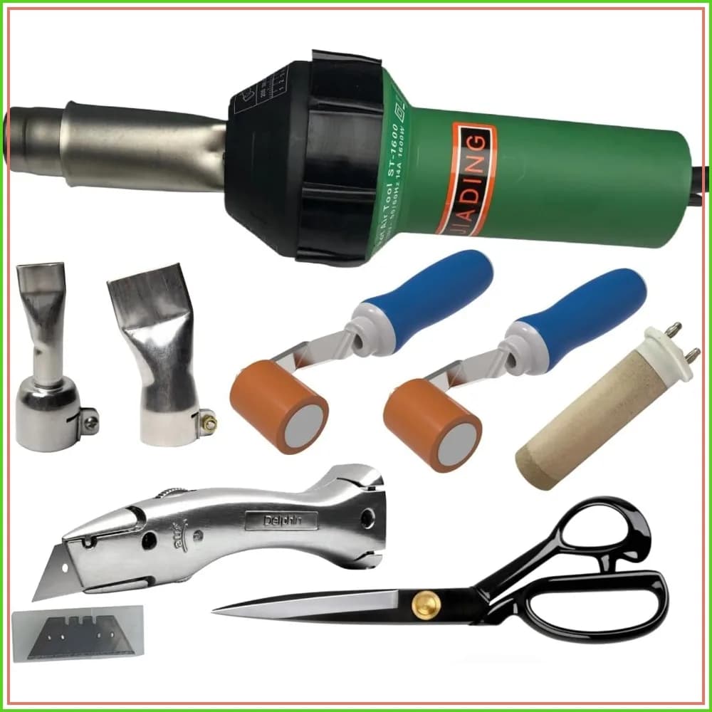 Professional 1600W Hot Air Gun PVC Heat Gun Hand Held Plastic Welder Heating Gun