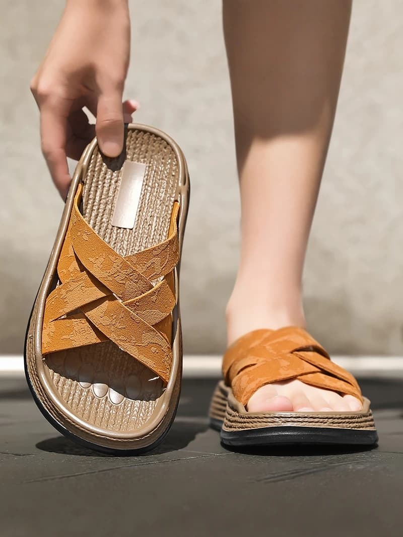 Sandali Sportivi Casual da Uomo Estivi Nuovi Anti-Odore, Ciabatte da Spiaggia Antiscivolo Resistenti all'Usura, Traspiranti