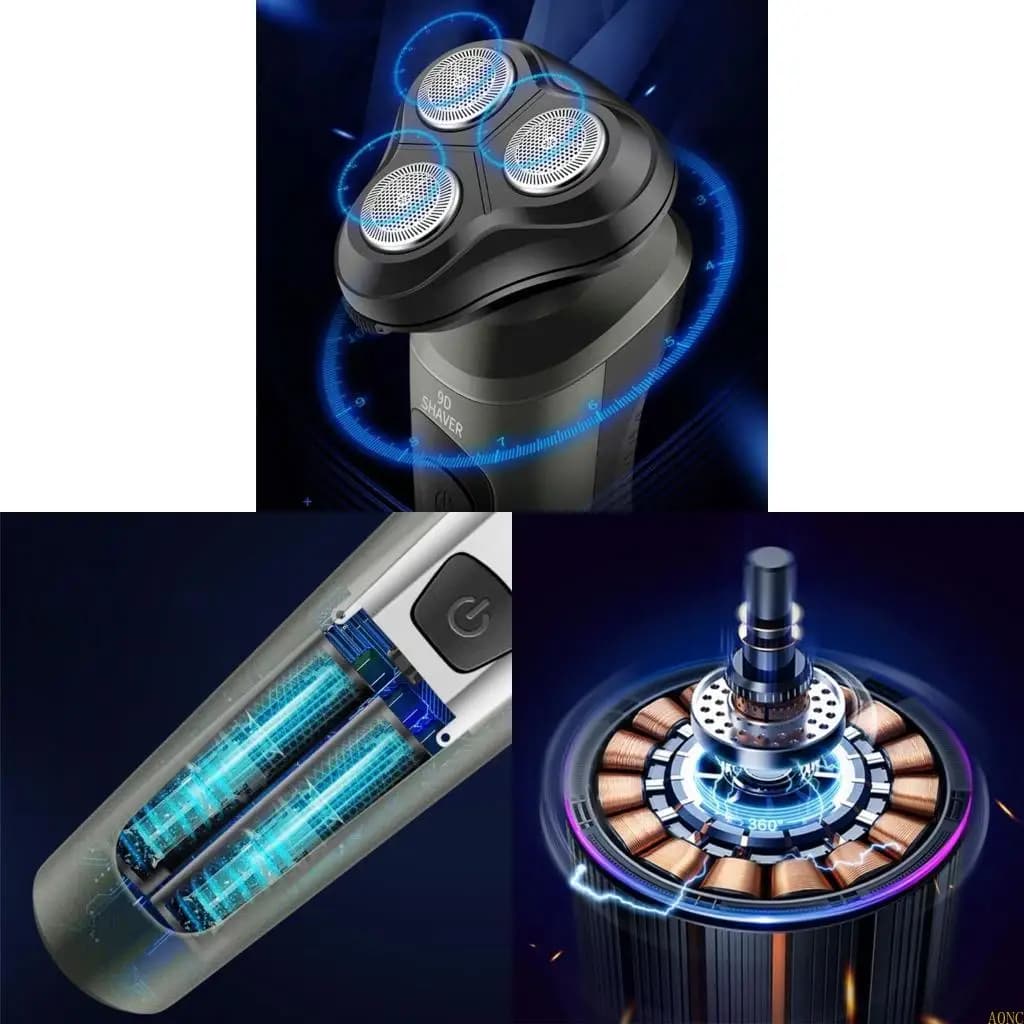 Electric Razor Mini USB A0NC Rechargeable Razor for Long Life Portable Car Washable