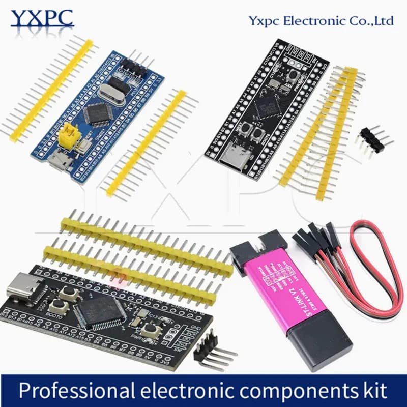 STM32F401RCT6 CCU6 TM32F103C8T6 C6T6 030C8T6 ARM STM32 Minimum System Development Board Module For Arduino ST-Link V2 Downloader