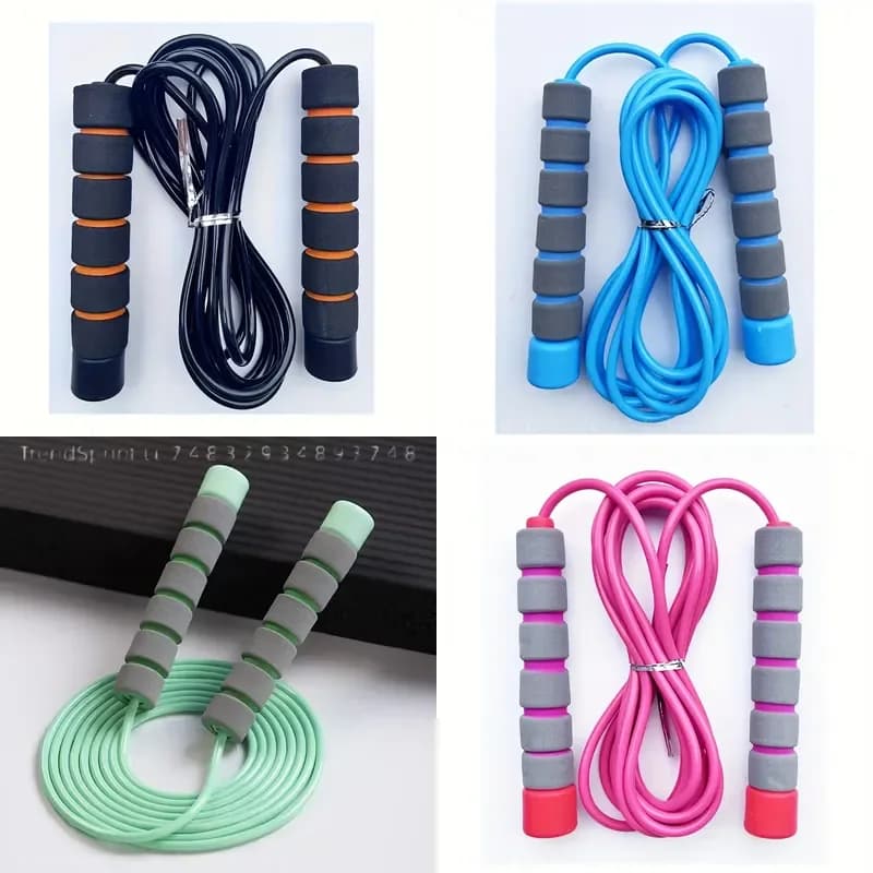 1 2 Adjustable Jump Rope with Anti Slip Foam Handles Suitable for Men and Women Sports Training
