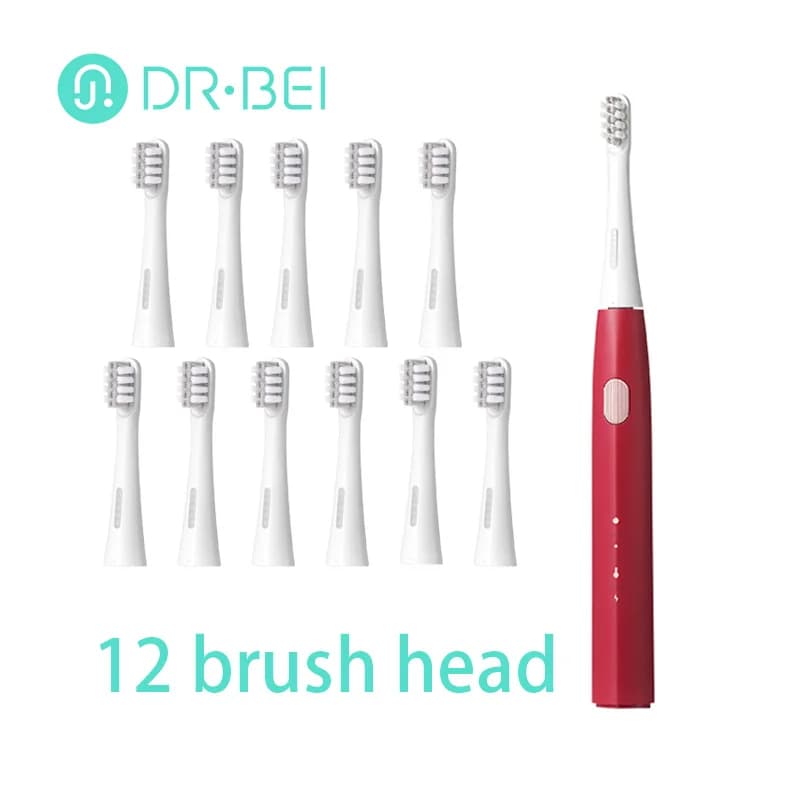 Original DR.Bei Y1 Sonic Electric toothbrush rechargeable 3 models waterproof automatic teeth cleaning with heads