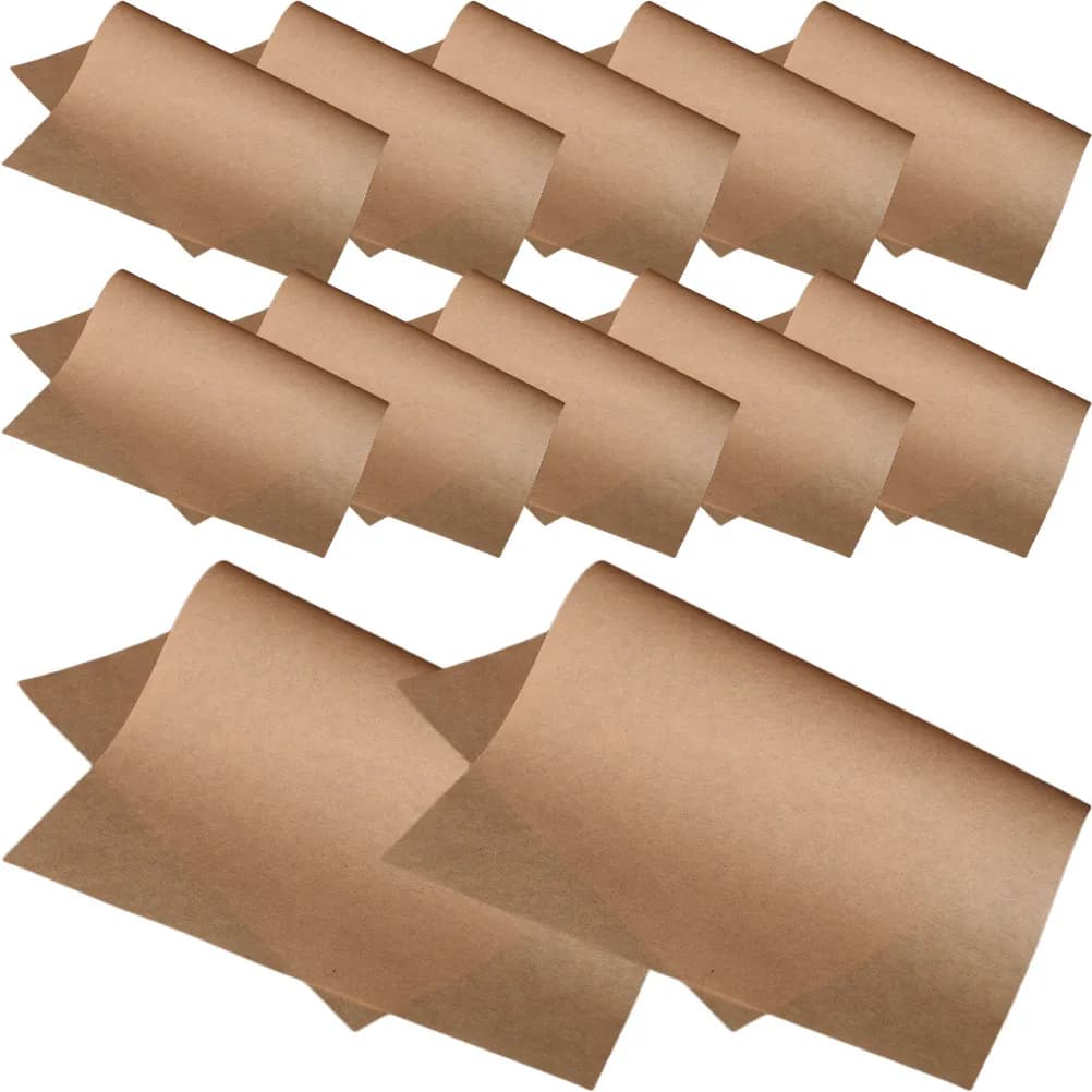 100Pcs Baking Parchment Paper Sheets High Temp Resistant Greaseproof Parchment Paper for Cookies Cakes Bread Pizza Air Fryer