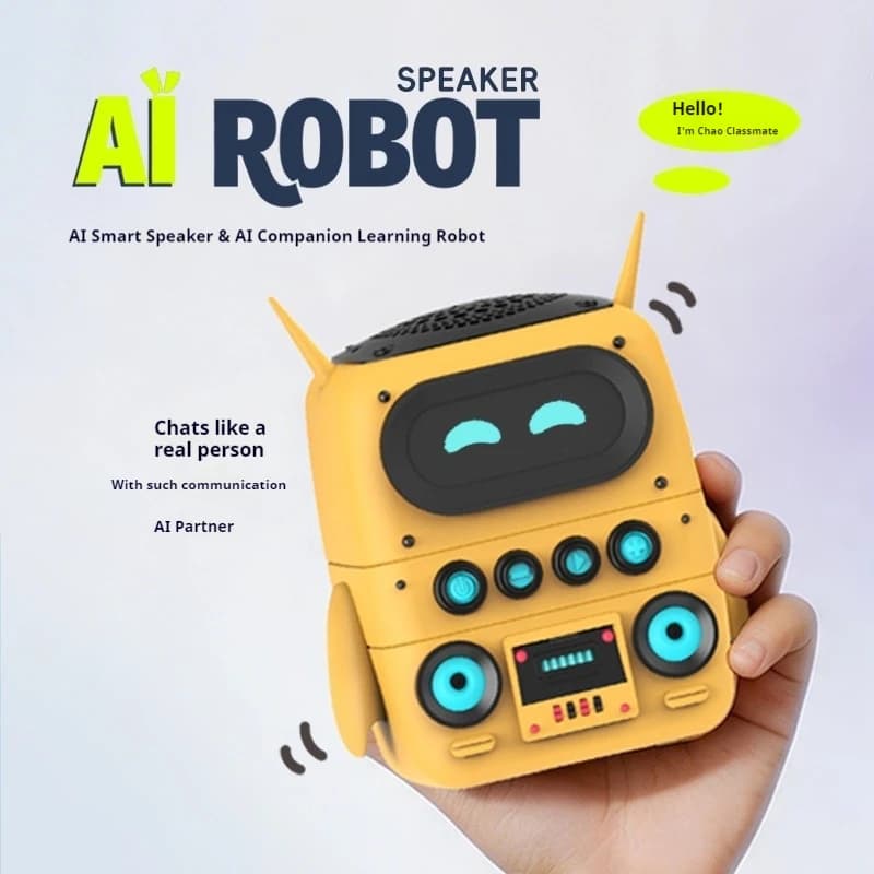 Ai Smart Robot Speaker Ai Large Model Chat Robot Intelligent Learning Companion Portable Wireless Speaker For Home Study