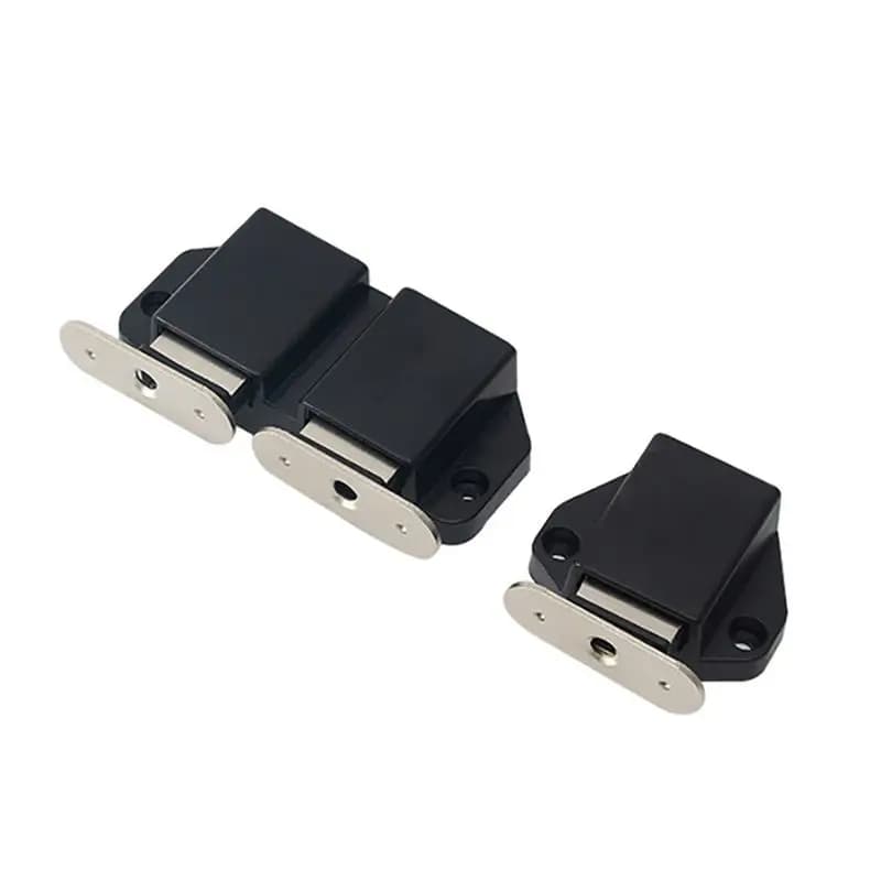 Chiusure per armadi aperte doppie/singole chiusure per porte dell'armadio tappo ammortizzatore a spinta magnetico Buffer chiusure a molla cerniere per libreria