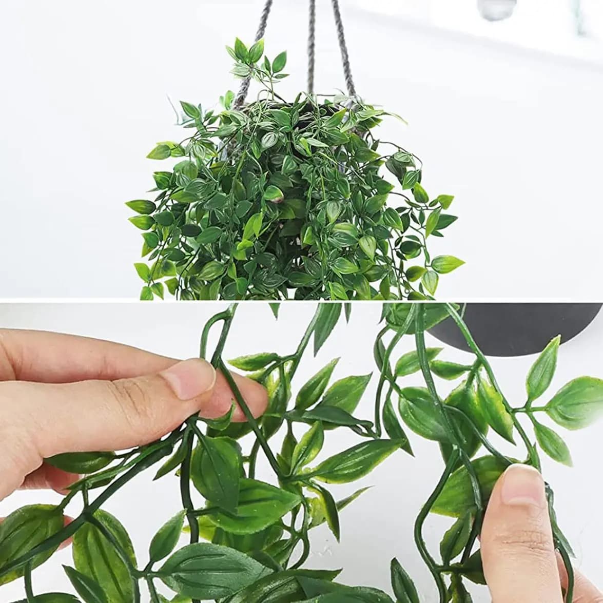 Piante di edera artificiali con foglie in plastica e vasi, decorazioni per matrimoni, eventi, feste, casa, giardino, fai da te, soggiorno, decorazioni da appendere alla parete