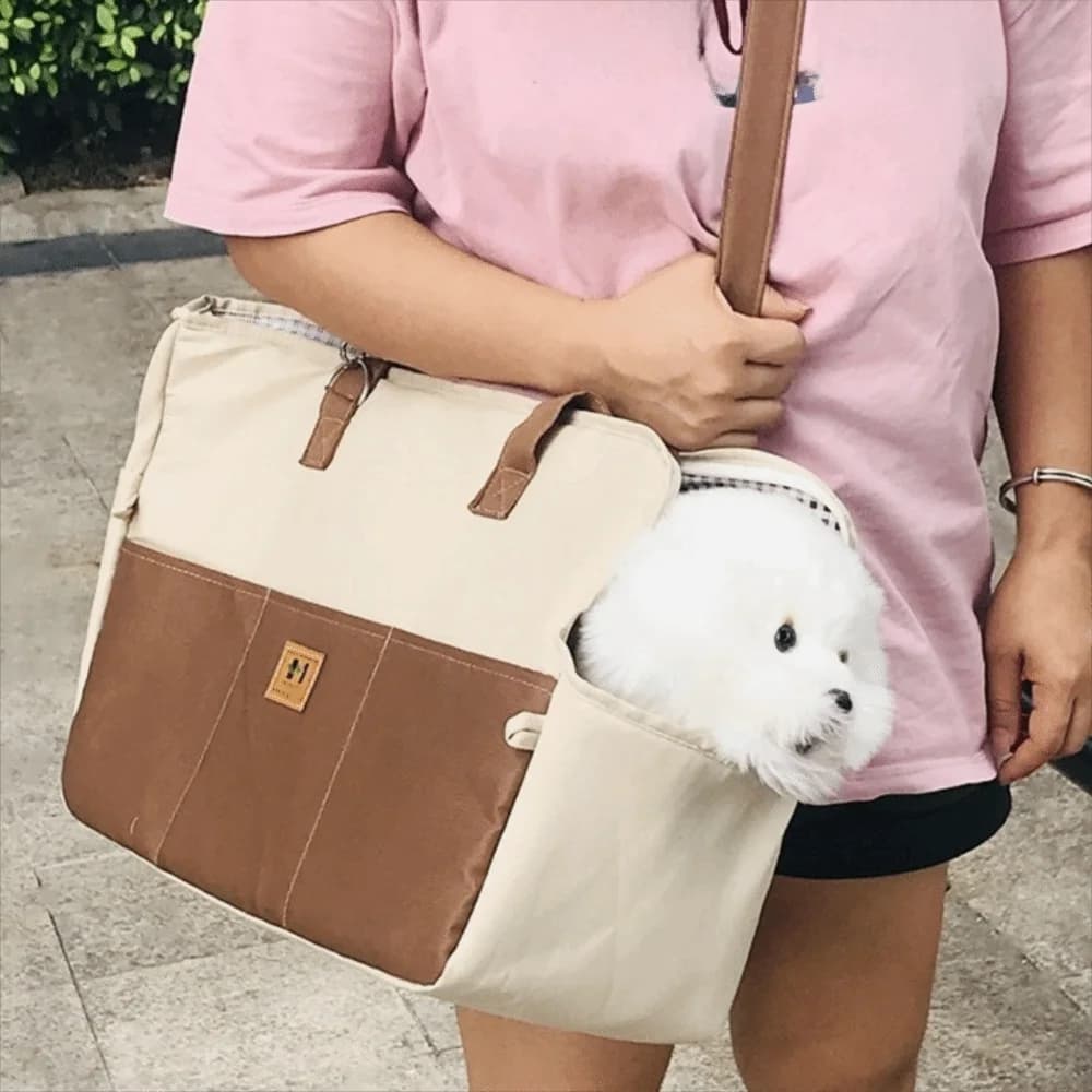 Trasportino Portatile per Animali Domestici con Cinghie di Sicurezza, Borsa Morbida Antiscivolo per Gatti, Borsa Traspirante per Animali Domestici, per Viaggi in Auto