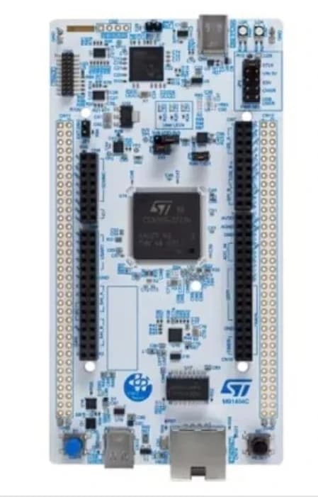 NUCLEO-H563ZI STM32 Nucleo-144 development board with STM32H563ZIT6 MCU, supports Arduino, ST Zio and ST Morpho connectivity