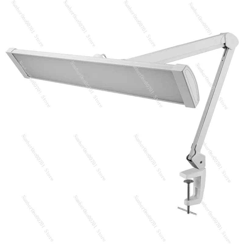 Lampada da Lavoro a LED 30W per Gioielleria, Luce Superiore 3000~6500K con Braccio Flessibile, Lampada da Scrivania/Banco con Dimmer