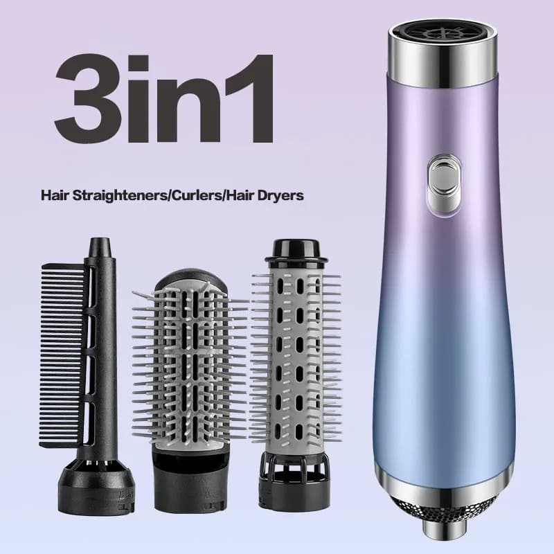 Tinsol comb for hairdryer iron curler professional 3 in 1 hot air comb plate for curling brush hair dryer roller for hairdryer