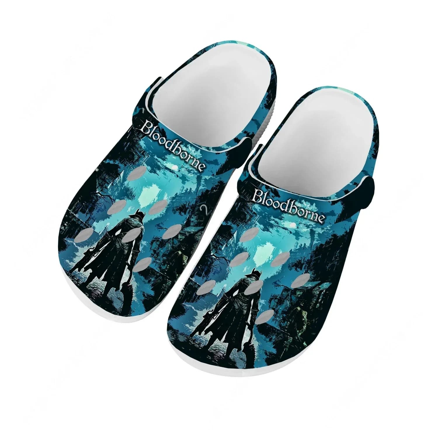 Scarpe da acqua Bloodborne per uomo e donna, comode e alla moda, zoccoli da casa e giardino, sandali personalizzabili, ciabatte traspiranti con fori per la spiaggia