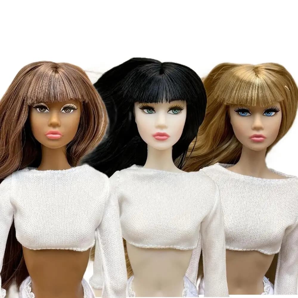 Figure di bambole in PP alla moda in scala 1/6 con giunti mobili Bang Bambola da collezione solida per bambini e collezionisti