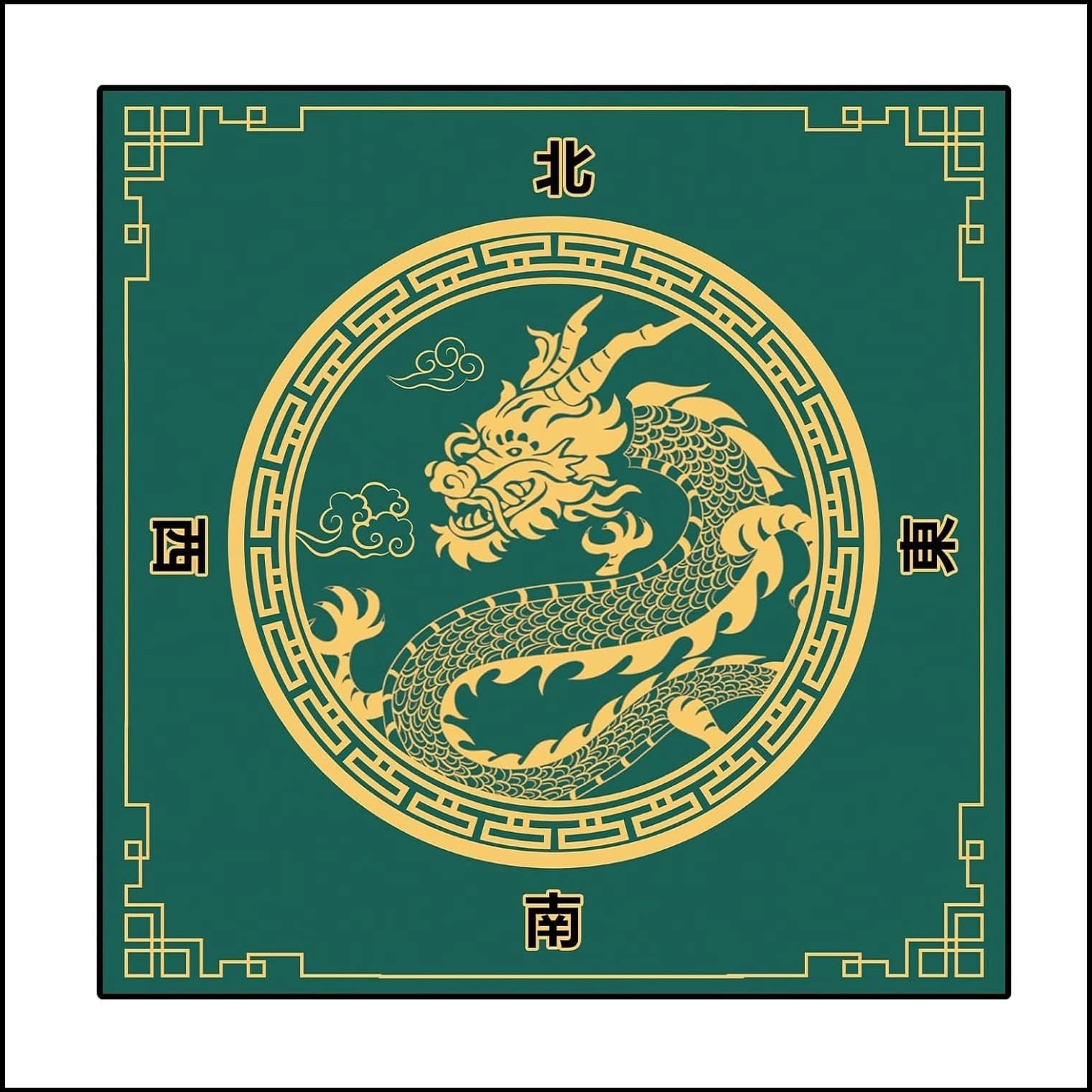 70/80/90 cm mahjong gioco tappetino in gomma design creativo raccolta gioco multigiocatore mahjong tappetino da tavolo accessori per l'intrattenimento