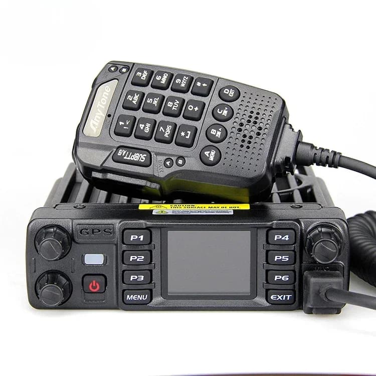Radio digitale DMR Anytone AT-D578UV PRO ad alta potenza 60W per veicoli con GPS APRS Walkie talkie