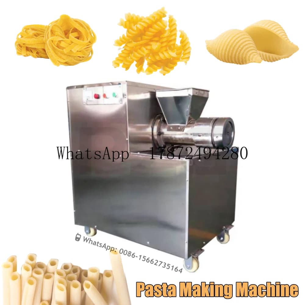 Italia Macaroni Pasta Estrusore Macchina Ditalini Pasta Che Fa Macchina Automatica Commerciale Rigatoni Penne Pasta Che Fa Macchina