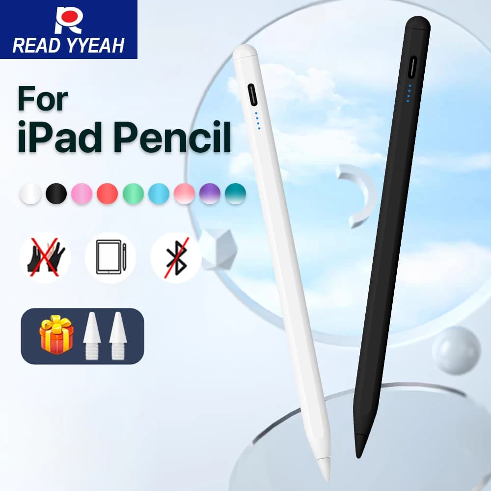 Nuove Penne 2026 per iPad 7/8/9/10 Gen, Air 4 5, Pro 11 12.9 13, Mini 6 7 - Accessori per Apple Pencil con Rilevamento del Palmo
