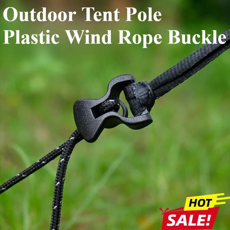 10Pcs Camping Awning Tent Guyline Runner Stopper Cord Rope Tightener Tensioner Backpack Outdoor Accessories