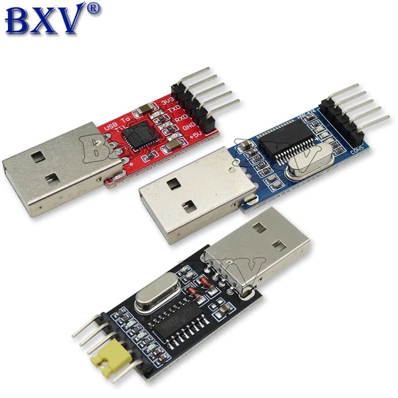 3 PZ/LOTTO = 1 PZ PL2303HX + 1 PZ CP2102 + 1 PZ CH340G USB A TTL for Arduino PL2303 CP2102 5 Pin USB A UART TTL Bordo Module BXV