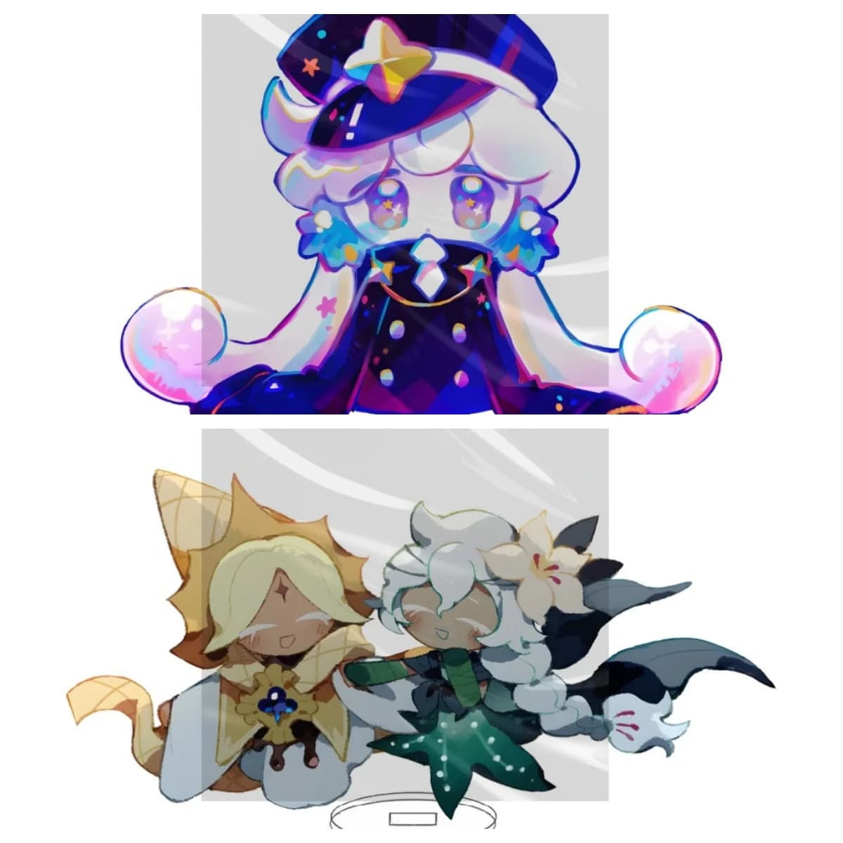 10 cm Hot Anime Cookie Run: Kingdom Acrilico Stand Modello Personaggi Cosplay Ornamento Accessori Merci Regali di Natale