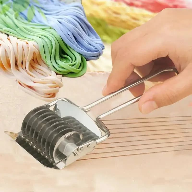 Macchina per tagliare noodle manuale in acciaio inossidabile per uso domestico, pasta istantanea, aglio, zenzero, coltello da taglio, utensili da cucina per pasta