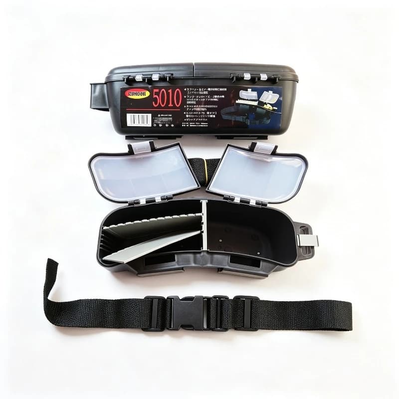 1PC Magnetic Quick-Access Lure Waist Box Sea Fishing Bait Portable Storage Case Hard Shell Anti-Crush Tackle Pouch Lure Waist