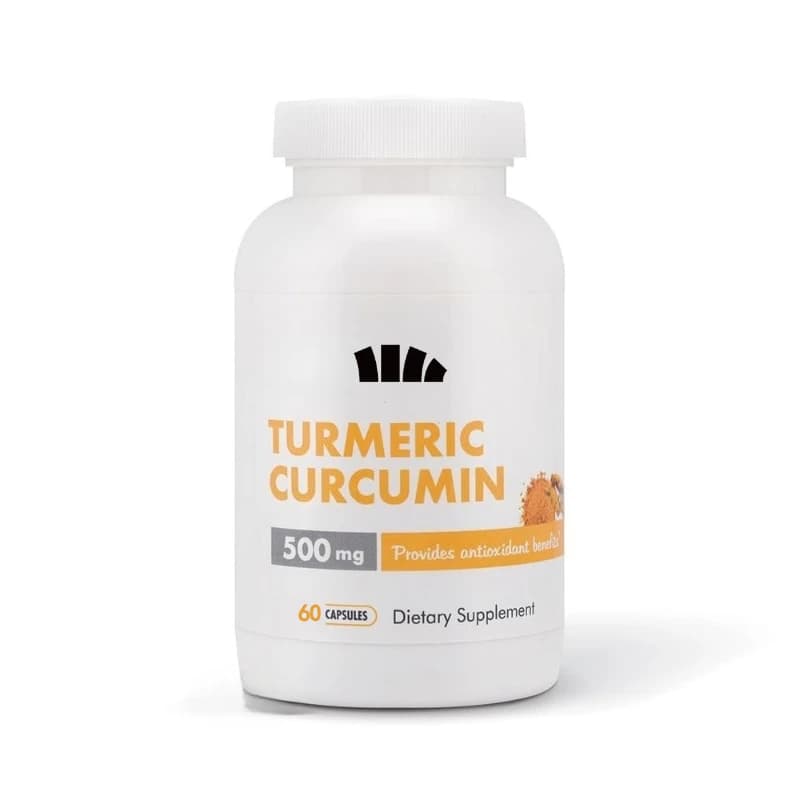 60 capsule turmeric supplement with piperine and zinc vitamin for support of immune health of articular intestinal skin