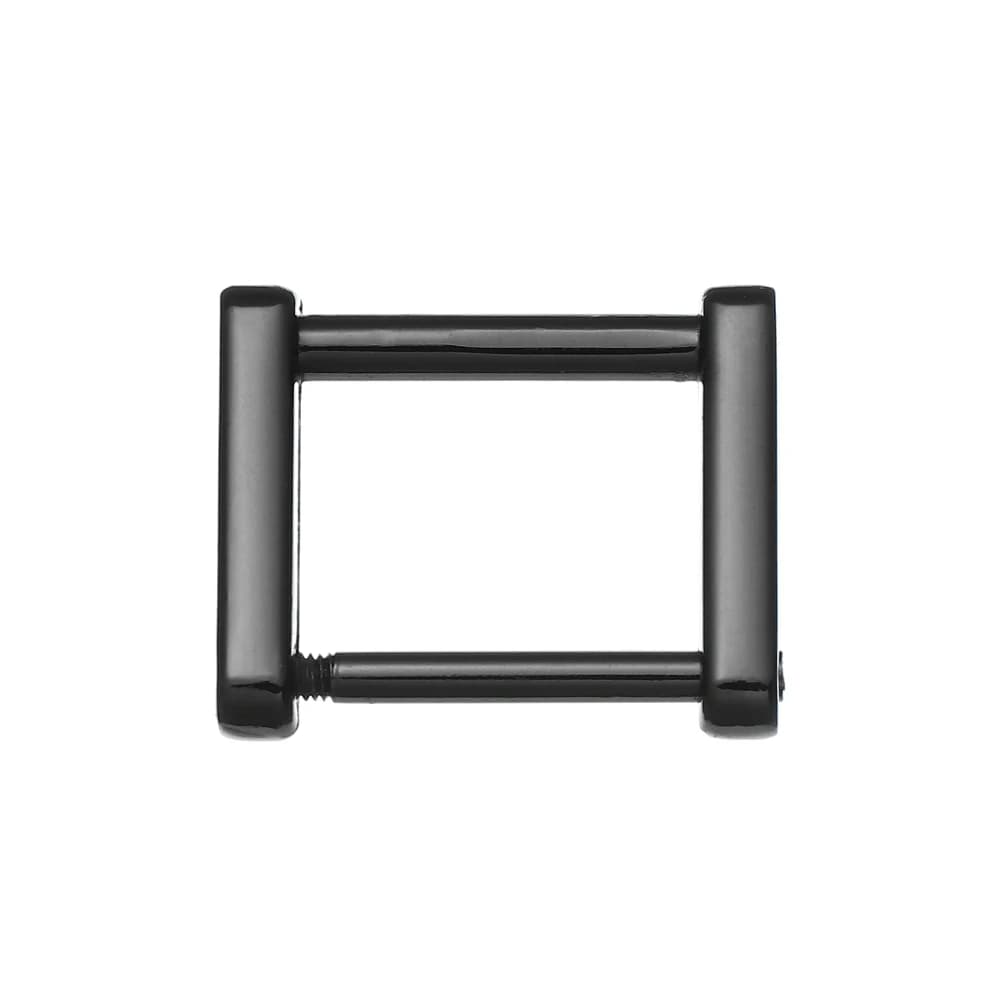Handle Metal Shoulder Webbing Buckle Clasp Leather Craft Rectangle Rings Buckle Bag Loop Strap Connector Screw Rings Buckle